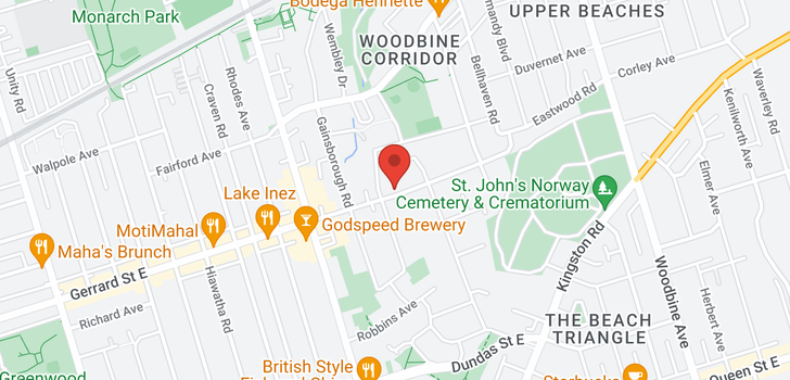 map of #29 -70 EASTWOOD PARK GDNS